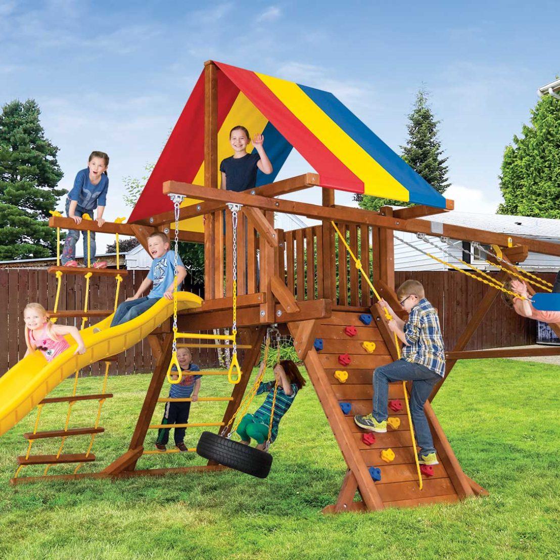 Sunshine Castles Swing Sets Rainbow Play Systems