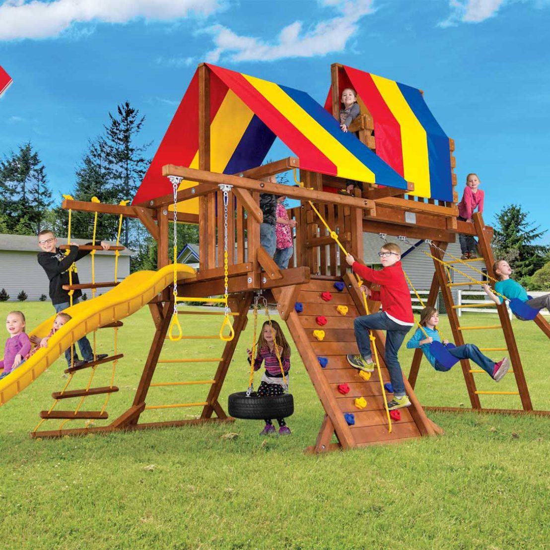 Sunshine Castles Swing Sets Rainbow Play Systems