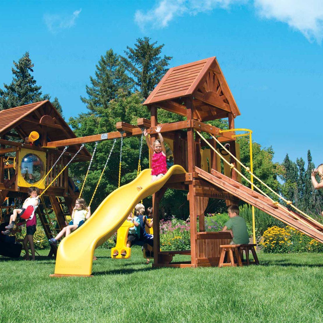 Huckleberry Hideout Pkg II Classic (50B) Rainbow Play Systems
