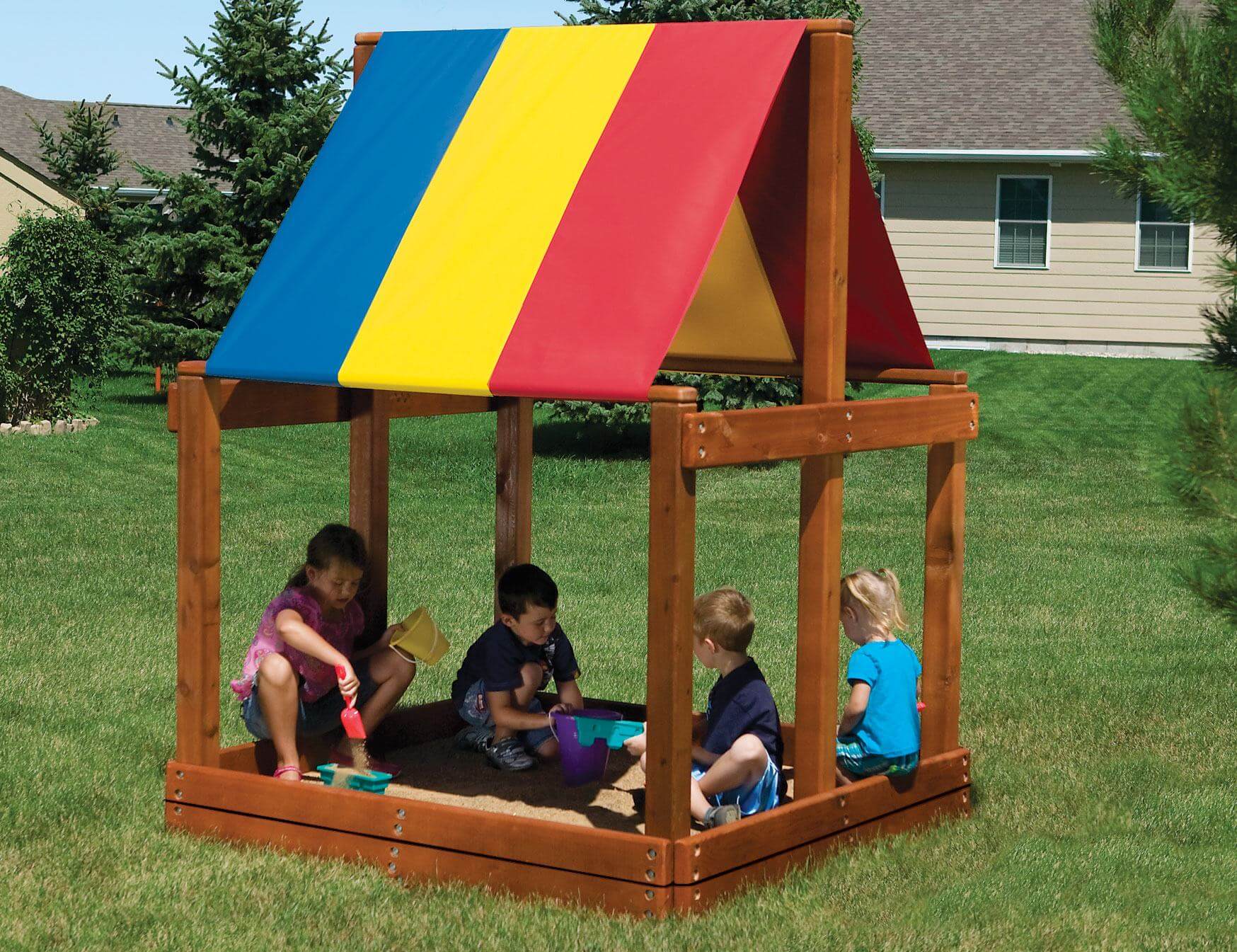 Circus Turbo Castle Pkg II Popular (11G) Rainbow Play Systems