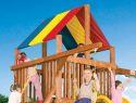107 Club Red Yellow Blue Canopy Rainbow Playset Canopy