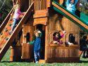 124 Monster Club Lower Level Playhouse Rainbow Swing Set Accessories