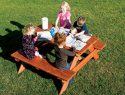 128 Free Standing Picnic Table Rainbow Playset Accessories