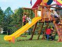 13 10.5ft Scoop Slide Rainbow Playset Slide