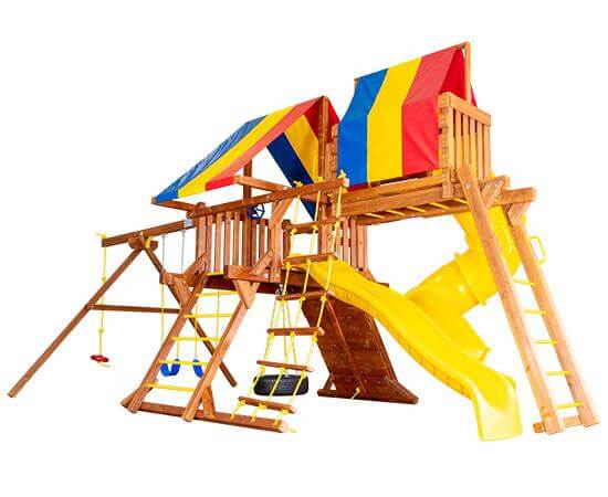 17G Fiesta Castle Pkg V Swing Set