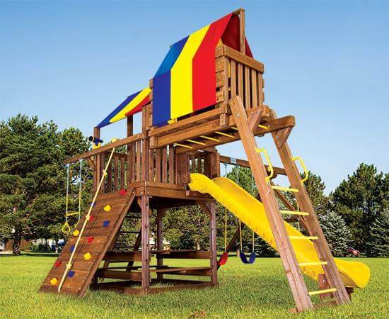 21K Fiesta Clubhouse Pkg IV Swing Set