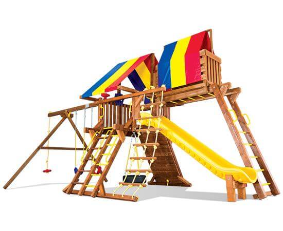 22A Carnival Castle Pkg IV Loaded Swing Set