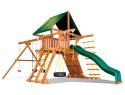 24D Carnival Castle Pkg II Forest Green Swing Set