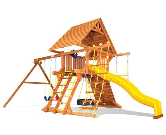 24E Carnival Castle Pkg II with Wood Roof
