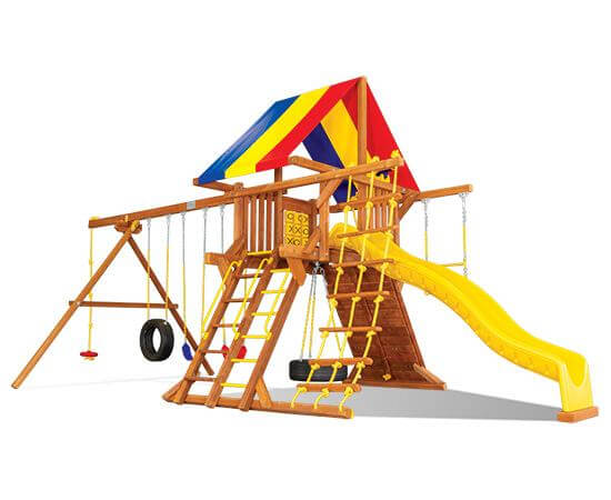 25F Carnival Castle Pkg II Extras Swing Set