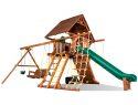 25G Carnival Castle Pkg II with Wood Roof and Lots More Swing Set