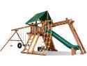 25H-Carnival-Castle Pkg III Forest Green with Extras Swing Set