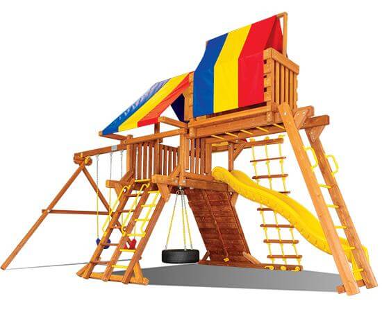 26I Carnival Castle Pkg IV Popular Swing Set