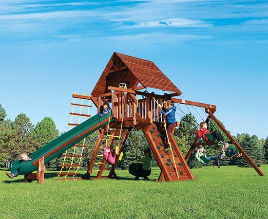 28Q Turbo Carnival Castle Pkg II with Wood Roof