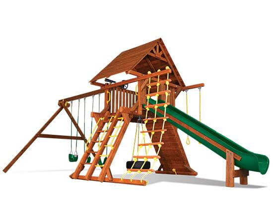 28Q Turbo Carnival Castle Pkg II with Wood Roof