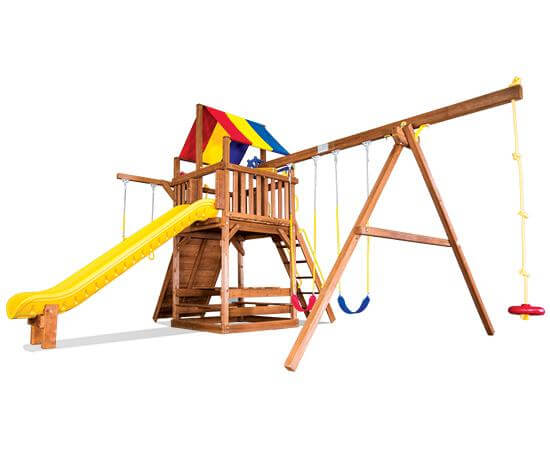 31B Carnival Clubhouse Pkg II Feature Model Swing Set
