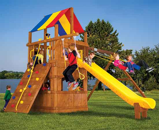 32D Carnival Clubhouse Pkg II Loaded with Playhouse