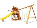 32E Carnival Clubhouse Pkg II with Wood Roof and Much More Swing Set