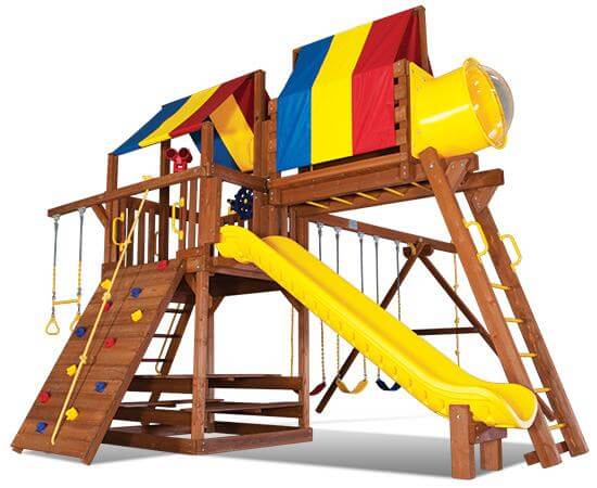 33G Carnival Clubhouse Pkg IV Loaded Swing Set