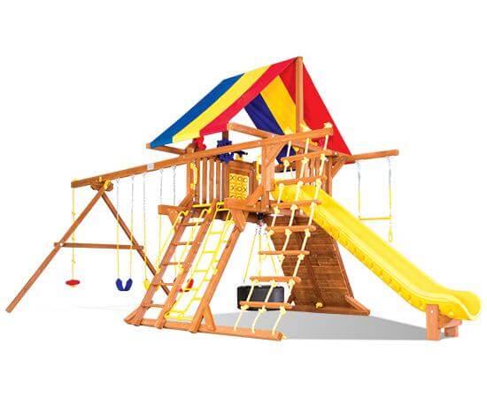 39G Sunshine Castle Pkg II with Awesome Features Swing Swing Set