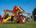 39H Sunshine Castle Pkg III with Awesome Features Swing Set