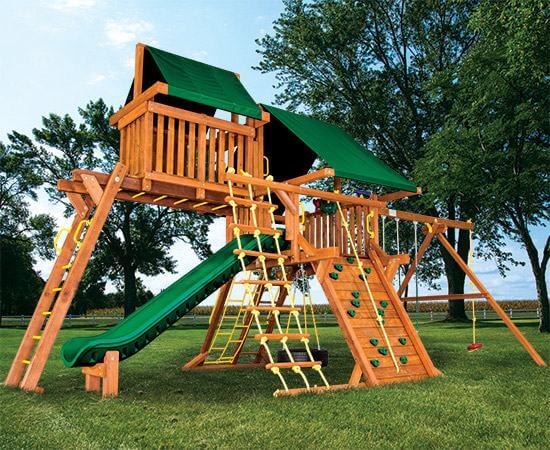 40L Sunshine Castle Pkg IV Forest Green Playset