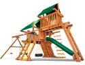 40L Sunshine Castle Pkg IV Forest Green Swing Set