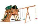 40L Sunshine Castle Pkg IV Forest Green Swing Set