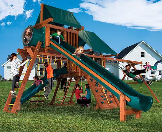 41O Sunshine Castle Pkg V with 15ft Scoop Slide