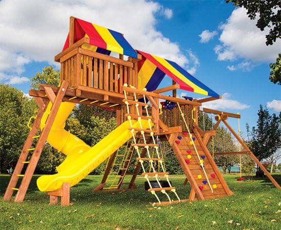 41P Sunshine Castle Pkg V Loaded Playset