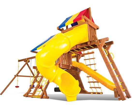 41P Sunshine Castle Pkg V Loaded Swing Set