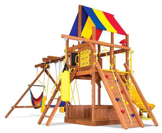47H Sunshine Clubhouse Pkg II Kitchen Sink Swing Set