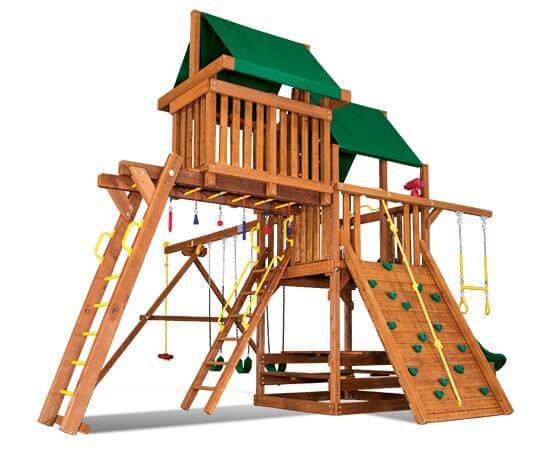 48J Sunshine Clubhouse Pkg IV Modified Loaded and Ninja Swing Set