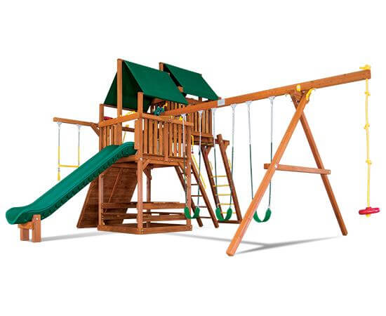 48J Sunshine Clubhouse Pkg IV Modified Loaded and Ninja Swing Set