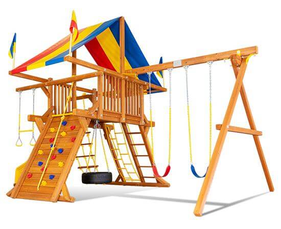 52C Rainbow Castle Pkg II Popular Playset