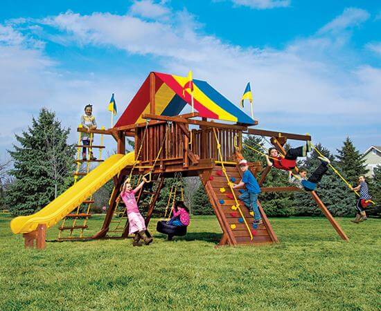 52E Rainbow Castle Pkg II Supersized Playset