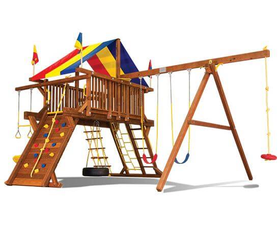 52E Rainbow Castle Pkg II Supersized Playset