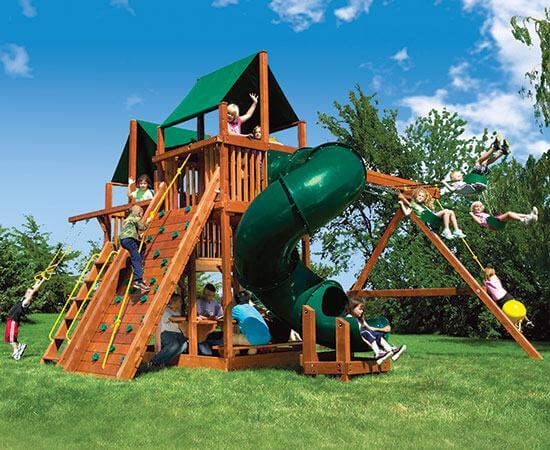 53C King Kong Clubhouse Pkg II Loaded with 360 Spiral Slide