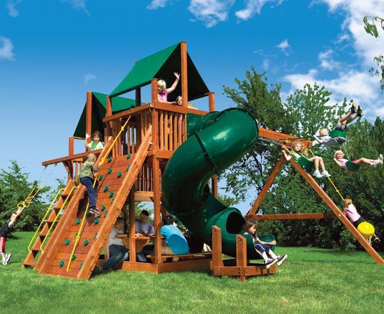 53C King Kong Clubhouse Pkg II Loaded with 360 Spiral Slide