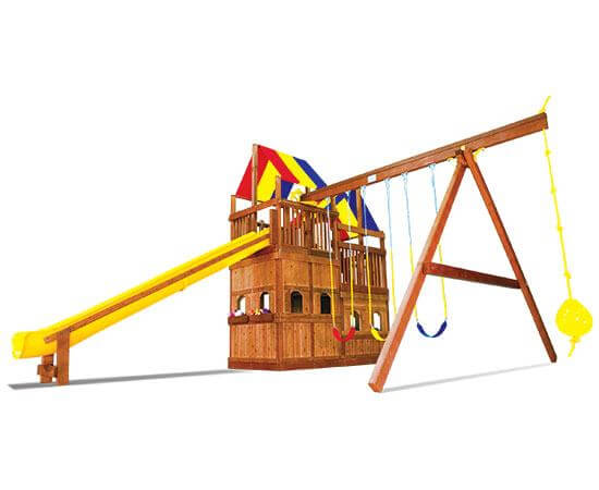 54D King Kong Clubhouse Pkg II Loaded with Lower Level Playhouse