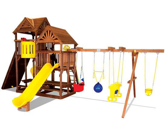54E King Kong Clubhouse Pkg II with Dual Picnic Tables and Much More