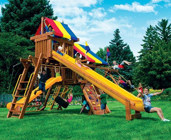 55L Rainbow Castle Pkg V with 15ft Scoop