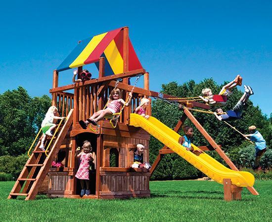 59F Rainbow Clubhouse pkg II with Playhouse