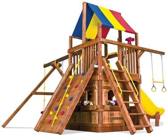 59F Rainbow Clubhouse pkg II with Playhouse