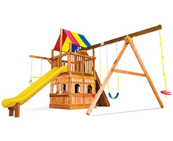 59F Rainbow Clubhouse pkg II with Playhouse