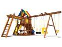 60L Rainbow Clubhouse Pkg III Fully Equipped to the Max Swing Set