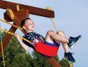 61 Sling Swing Red Rainbow Playset Accessories