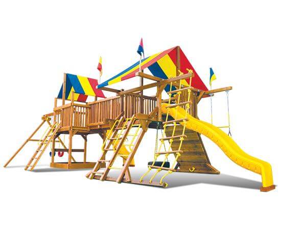 62R Rainbow Double Whammy Swing Set