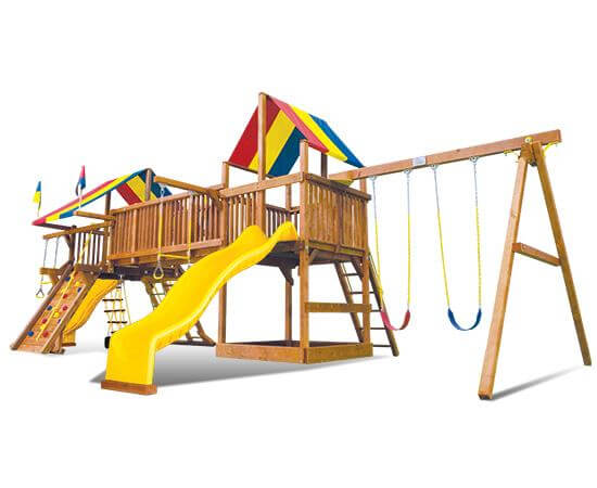62R Rainbow Double Whammy Swing Set