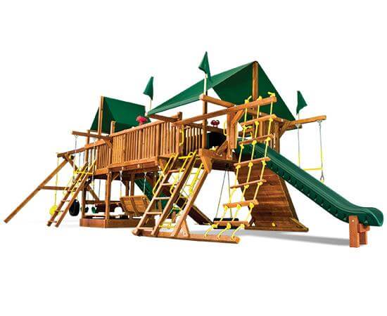 62S Rainbow Double Whammy Nicely Equipped Swing Set
